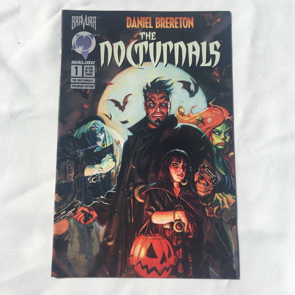 The Nocturnals No. 1 Feb ‘95 Premium Edition Glow in the Dark Variant Malibu